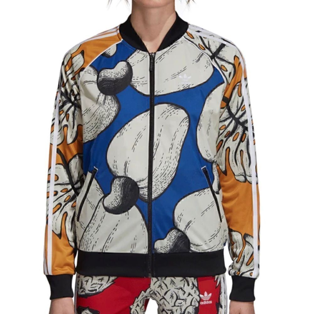 Adidas Originals Superstar Women's Track Top Multicolor Size S/ excellent